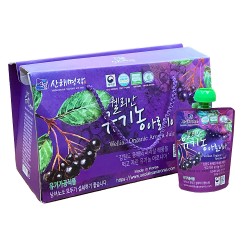 【禮盒装】韓國雪嶽山 100% 有機野櫻莓汁｜不老莓｜90ml x30包｜Wellian｜韓國製造