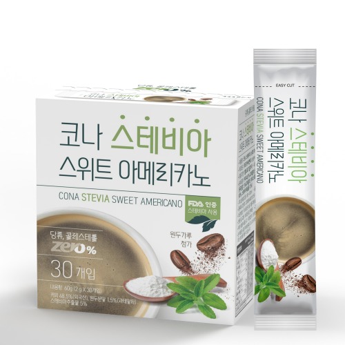 韓國甜葉菊美式咖啡｜不含糖｜不含卡路里｜2gx30條｜Mocha C&T｜韓國製造