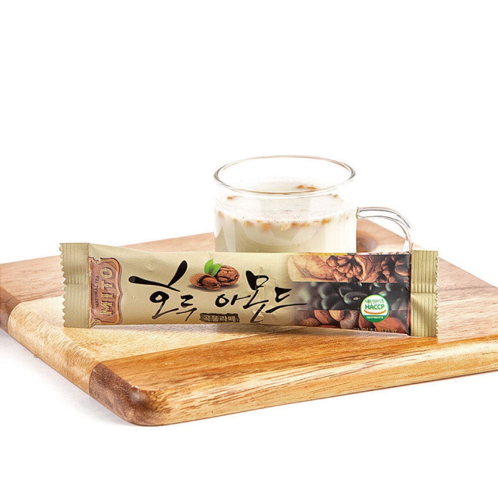 韓國Mito豐盛七穀核桃杏仁黑豆茶｜營養代餐｜18g x 50包｜Mocha C&T｜韓國製造
