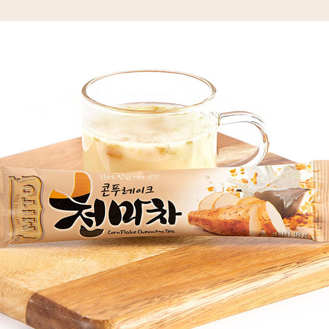 韓國Mito玉米片天麻茶｜營養代餐｜18g x 50包｜Mocha C&T｜韓國製造
